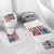 American Flag Fishing Bathroom Set with Fishing Rods and Lures Watercolor Style Design - Wonder Print Shop