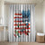 American Flag Fishing Bathroom Set with Fishing Rods and Lures Watercolor Style Design - Wonder Print Shop