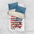American Flag Fishing Bedding Set with Fishing Rods and Lures Watercolor Style Design - Wonder Print Shop