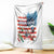 American Flag Fishing Blanket with Fishing Rods and Lures Watercolor Style Design - Wonder Print Shop