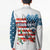 American Flag Fishing Blazer with Fishing Rods and Lures Watercolor Style Design - Wonder Print Shop