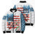 American Flag Fishing Bomber Puffer Jacket with Fishing Rods and Lures Watercolor Style Design - Wonder Print Shop