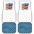 American Flag Fishing Car Mats with Fishing Rods and Lures Watercolor Style Design - Wonder Print Shop