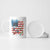 American Flag Fishing Ceramic Mug with Fishing Rods and Lures Watercolor Style Design - Wonder Print Shop