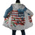 American Flag Fishing Cloak with Fishing Rods and Lures Watercolor Style Design - Wonder Print Shop