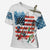American Flag Fishing Cross Shoulder Shirt with Fishing Rods and Lures Watercolor Style Design - Wonder Print Shop