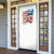 American Flag Fishing Door Cover with Fishing Rods and Lures Watercolor Style Design - Wonder Print Shop