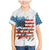 American Flag Fishing Family Matching Mermaid Dress and Hawaiian Shirt with Fishing Rods and Lures Watercolor Style Design - Wonder Print Shop