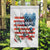 American Flag Fishing Garden Flag with Fishing Rods and Lures Watercolor Style Design - Wonder Print Shop