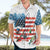 American Flag Fishing Hawaiian Shirt with Fishing Rods and Lures Watercolor Style Design - Wonder Print Shop