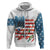 American Flag Fishing Hoodie with Fishing Rods and Lures Watercolor Style Design - Wonder Print Shop