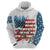 American Flag Fishing Hoodie with Fishing Rods and Lures Watercolor Style Design - Wonder Print Shop