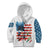 American Flag Fishing Kid Hoodie with Fishing Rods and Lures Watercolor Style Design - Wonder Print Shop