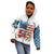 American Flag Fishing Kid Hoodie with Fishing Rods and Lures Watercolor Style Design - Wonder Print Shop