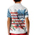 American Flag Fishing Kid Polo Shirt with Fishing Rods and Lures Watercolor Style Design - Wonder Print Shop