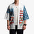 American Flag Fishing Kimono with Fishing Rods and Lures Watercolor Style Design - Wonder Print Shop