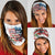 American Flag Fishing Neck Gaiter with Fishing Rods and Lures Watercolor Style Design TS04