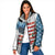 American Flag Fishing Padded Jacket with Fishing Rods and Lures Watercolor Style Design - Wonder Print Shop