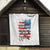 American Flag Fishing Quilt with Fishing Rods and Lures Watercolor Style Design - Wonder Print Shop