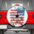 American Flag Fishing Spare Tire Cover with Fishing Rods and Lures Watercolor Style Design - Wonder Print Shop