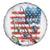 American Flag Fishing Spare Tire Cover with Fishing Rods and Lures Watercolor Style Design - Wonder Print Shop