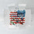 American Flag Fishing Tablecloth with Fishing Rods and Lures Watercolor Style Design - Wonder Print Shop