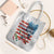 American Flag Fishing Tote Bag with Fishing Rods and Lures Watercolor Style Design - Wonder Print Shop