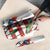 American Flag Fishing Umbrella with Fishing Rods and Lures Watercolor Style Design - Wonder Print Shop