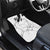 Dartboard Skull Darts Car Mats with Torn Stone Texture and Cracked Marble Design - Wonder Print Shop