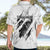 Dartboard Skull Darts Hawaiian Shirt with Torn Stone Texture and Cracked Marble Design - Wonder Print Shop