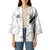 Dartboard Skull Darts Kimono with Torn Stone Texture and Cracked Marble Design - Wonder Print Shop