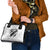 Dartboard Skull Darts Shoulder Handbag with Torn Stone Texture and Cracked Marble Design - Wonder Print Shop