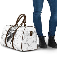 Dartboard Skull Darts Travel Bag with Torn Stone Texture and Cracked Marble Design - Wonder Print Shop