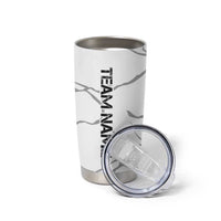 Dartboard Skull Darts Tumbler Cup with Torn Stone Texture and Cracked Marble Design - Wonder Print Shop