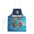Texas Flag Fishing Apron with Ocean Fish Graphic and Blue Water Background - Wonder Print Shop