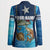 Texas Flag Fishing Blazer with Ocean Fish Graphic and Blue Water Background - Wonder Print Shop