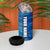 Texas Flag Fishing 4 in 1 Can Cooler Tumbler with Ocean Fish Graphic and Blue Water Background - Wonder Print Shop