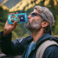 Texas Flag Fishing 4 in 1 Can Cooler Tumbler with Ocean Fish Graphic and Blue Water Background - Wonder Print Shop