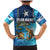Texas Flag Fishing Family Matching Mermaid Dress and Hawaiian Shirt with Ocean Fish Graphic and Blue Water Background - Wonder Print Shop