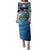 Texas Flag Fishing Family Matching Puletasi and Hawaiian Shirt with Ocean Fish Graphic and Blue Water Background - Wonder Print Shop