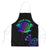 Neon Dartboard Darts Apron with Colorful Target and Psychedelic Swirl Pattern - Wonder Print Shop