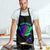 Neon Dartboard Darts Apron with Colorful Target and Psychedelic Swirl Pattern - Wonder Print Shop