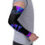 Neon Dartboard Darts Arm Sleeves with Colorful Target and Psychedelic Swirl Pattern - Wonder Print Shop