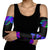 Neon Dartboard Darts Arm Sleeves with Colorful Target and Psychedelic Swirl Pattern - Wonder Print Shop