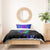 Neon Dartboard Darts Bedding Set with Colorful Target and Psychedelic Swirl Pattern - Wonder Print Shop