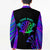 Neon Dartboard Darts Blazer with Colorful Target and Psychedelic Swirl Pattern - Wonder Print Shop