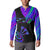 Neon Dartboard Darts Button Sweatshirt with Colorful Target and Psychedelic Swirl Pattern - Wonder Print Shop
