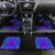Neon Dartboard Darts Car Mats with Colorful Target and Psychedelic Swirl Pattern - Wonder Print Shop