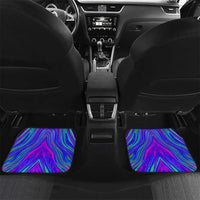 Neon Dartboard Darts Car Mats with Colorful Target and Psychedelic Swirl Pattern - Wonder Print Shop