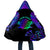 Neon Dartboard Darts Cloak with Colorful Target and Psychedelic Swirl Pattern - Wonder Print Shop